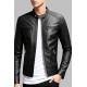 LEATHER BOMBER JACKET