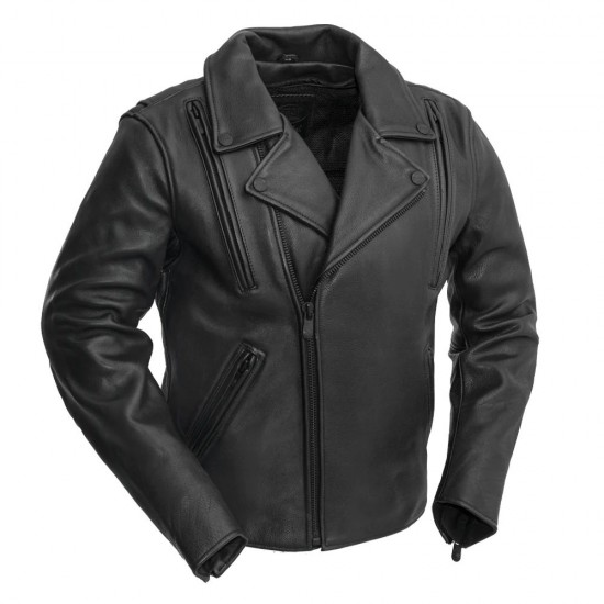 NIGHT RIDER - MEN'S MOTORCYCLE LEATHER JACKET - 1910
