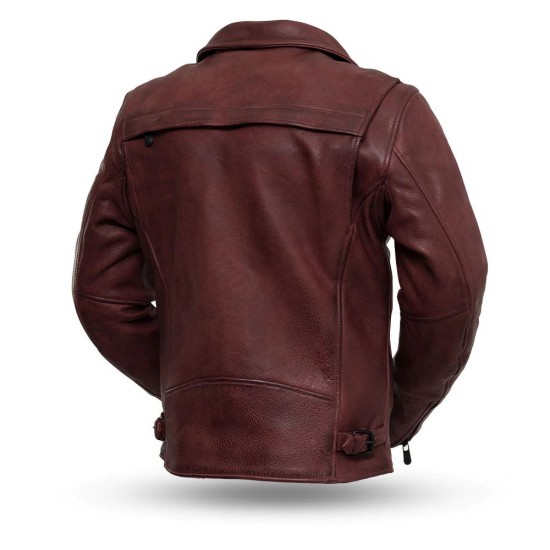 NIGHT RIDER - MEN'S MOTORCYCLE LEATHER JACKET Stock: Pre Order