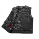 MEN'S CLUB STYLE LEATHER VEST - WHITE