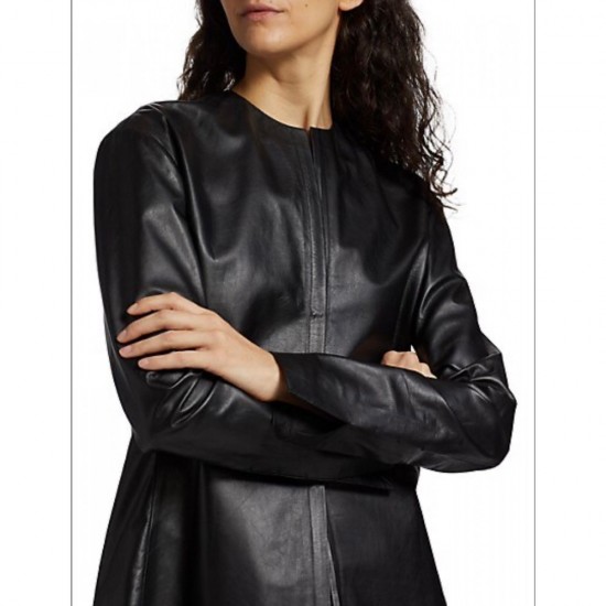 BUFFALO BLACK LEATHER JACKET