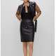 NAPPA-LEATHER REGULAR-FIT JACKET WITH REMOVABLE SLEEVES