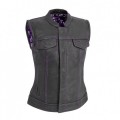 Women's Leather Vest