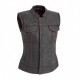 WOMEN'S MOTORCYCLE LEATHER VEST