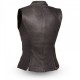 WOMEN'S MOTORCYCLE LEATHER VEST